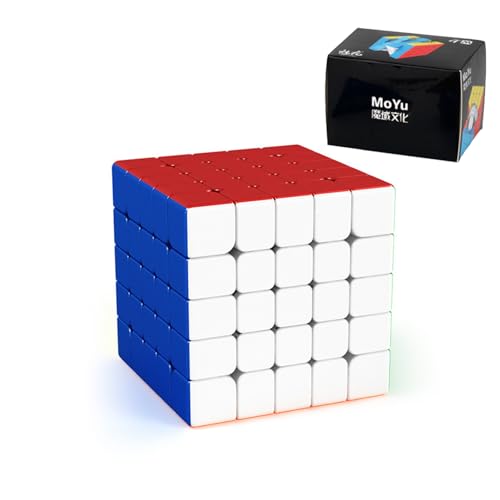 Zauberwürfel, MoYu Meilong M 5x5 Geschwindigkeitswürfel Magnetischer Speed Cube Puzzlewürfe Denksportaufgaben Geeignet für Zauberwürfel Enthusiasten von TaoLeLe