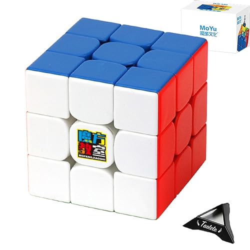 Zauberwürfel, Moyu RS3M 2020 3x3 Speed Cube Magnetic Version Magnetischer Geschwindigkeitswürfel Puzzlewürfe Denksportaufgaben für Kinder Erwachsene Jungen Mädchen Geschenke von TaoLeLe
