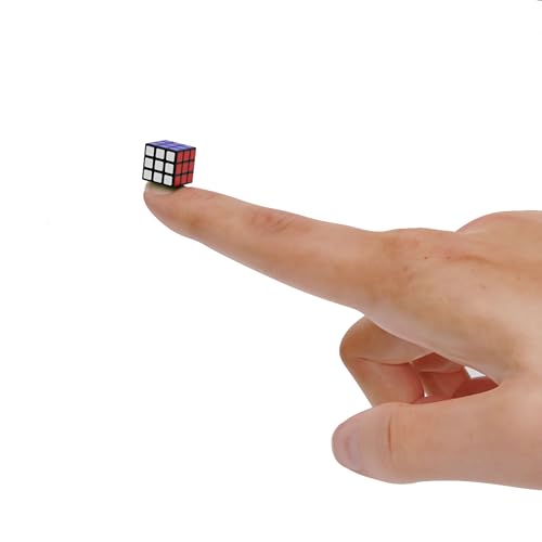 Taolele Mini-Zauberwürfel, 1 cm 3x3 Mini-Speed-Zauberwürfel, das kleinste Puzzle der Welt, Zauberwürfel, sanftes Drehen Denksportaufgaben Reisespiel von TaoLeLe