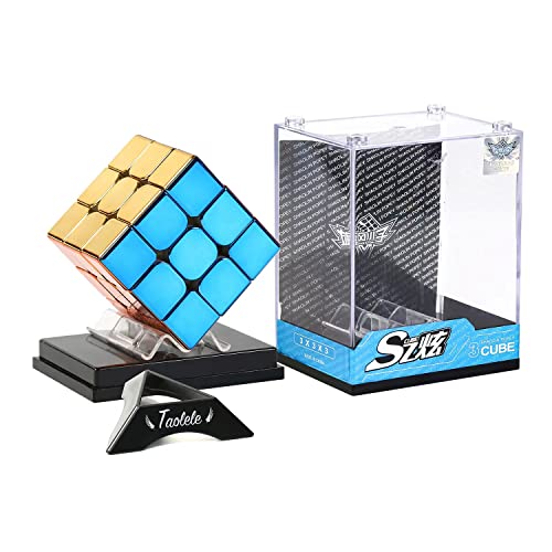 3x3 Geschwindigkeitswürfel, Cyclone Boys Speed Cube Zauberwürfel Spiegelnd Reflektierend Original Lebendig Glänzend Würfel 3D Rätsel Puzzle-Würfel Geschenke für Kinder Erwachsene Jungen und Mädchen von TaoLeLe