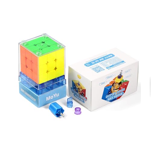 Zauberwürfel, MoYu Super RS3M 2022 3x3 Speed Cube Maglev Ball Core Version Magnetischer Geschwindigkeitswürfel Puzzlewürfe Denksportaufgaben Geeignet für Zauberwürfel Enthusiasten von TaoLeLe