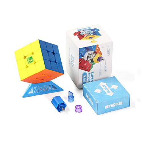 Zauberwürfel, MoYu Super RS3M 2022 3x3 Speed Cube Magnetic Version Magnetischer Geschwindigkeitswürfel Puzzlewürfe Denksportaufgaben für Kinder Erwachsene Jungen Mädchen Geschenke von TaoLeLe