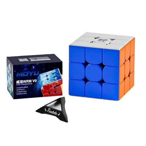 Zauberwürfel, MoYu WeiLong WRM V9 3x3 Speed Cube Ball Core Version Magnetischer Geschwindigkeitswürfel 3D Puzzlewürfe Denksportaufgaben für Kinder Erwachsene Jungen Mädchen Geschenke von TaoLeLe
