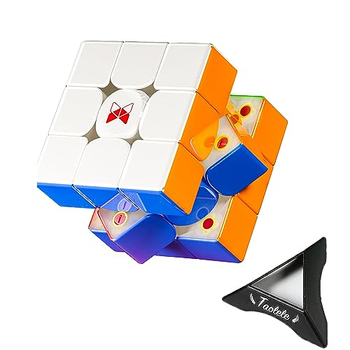 Taolele QY X-Man Tornado V3M 3x3 Speed Cube Zauberwürfel Magnetische Geschwindigkeit Würfel3x3 UV Edition Aufkleber Magic Cube Qiyi XMD Tornado V3 M 3D Puzzle Spielzeug (UV Edition) von TaoLeLe