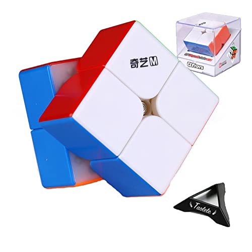 Zauberwürfel, QiYi MS 2x2 Speed Cube Magnetischer Geschwindigkeitswürfel 3D Puzzlewürfe Denksportaufgaben für Kinder Erwachsene Jungen Mädchen Geschenke von TaoLeLe