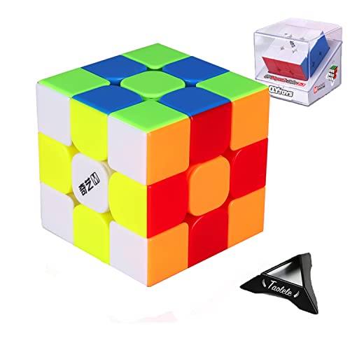 Zauberwürfel, QiYi MS Pro 3x3 Speed Cube Magnetischer Geschwindigkeitswürfel 3D Puzzlewürfe Denksportaufgaben für Kinder Erwachsene Jungen Mädchen Geschenke von TaoLeLe