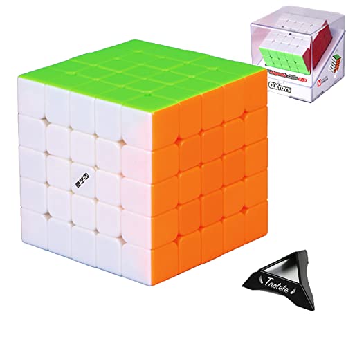 Zauberwürfel, QiYi MS 5X5 Speed Cube Magnetischer Geschwindigkeitswürfel 3D Puzzlewürfe Denksportaufgaben für Kinder Erwachsene Jungen Mädchen Geschenke von TaoLeLe