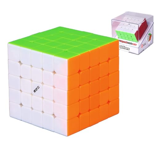 Zauberwürfel, QiYi MS 5X5 Speed Cube Magnetischer Geschwindigkeitswürfel 3D Puzzlewürfe Denksportaufgaben für Kinder Erwachsene Jungen Mädchen Geschenke von TaoLeLe