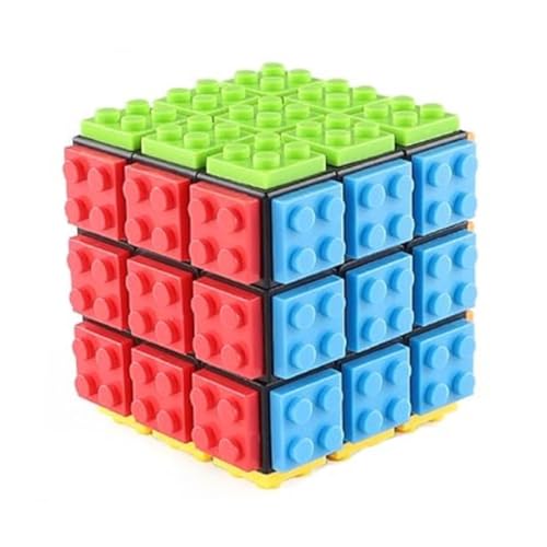 Taolele Zauberwürfel 3x3 mit Bausteinen, 3x3 Build-on Brick Speed Cube 2-in-1 Brain Bricks, 3D-Puzzlewürfel Puzzle,3D Puzzle Cube Anti Stress Würfel Geeignet für Zauberwürfel Enthusiasten Taolele Zauberwürfel 3x3 mit Bausteinen, 3x3 Build-on Brick Speed Cube 2-in-1 Brain Bricks, 3D-Puzzlewürfel Puzzle,3D Puzzle Cube Anti Stress Würfel Geeignet für Zauberwürfel Enthusiasten von TaoLeLe
