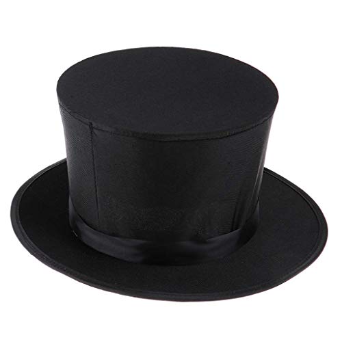 Schwarzer Zylinderhut für Zauberer, faltbar, für Kinder, Teenager, Jungen, Erwachsene, Geburtstagsparty, Komödie Schwarzer Zylinderhut für Zauberer, faltbar, für Kinder, Teenager, Jungen, Erwachsene, Geburtstagsparty, Komödie von Taotenish