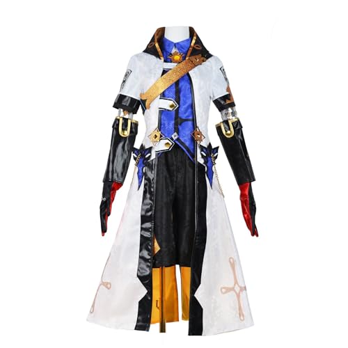 Taoyuany Albedo Cosplay Charlotte Cosplay Anime Kostüm Set/Perücke, Karneval Kostüm Anime Uniform Outfit Für Ostern Halloween von Taoyuany