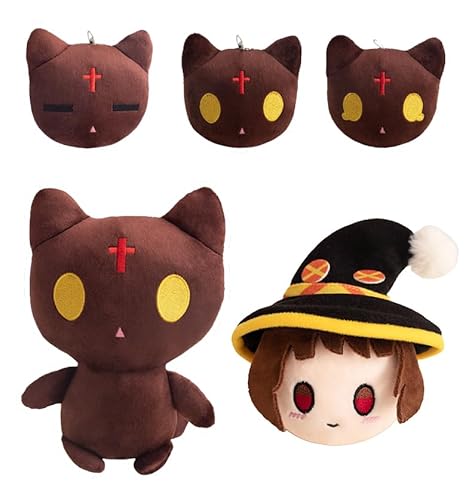 Taoyuany Konosuba Megumin Anime Stoff Figuren An Explosion On This Wonderful World Q Version Katze Weiches Tierkissen von Taoyuany