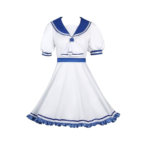 Taoyuany Oshi No Ko Cosplay Kana Arima Kostüm Damen Weiß Matrosenkleid Karneval Matrosen Outfit Anime JK School Uniform Für Halloween von Taoyuany