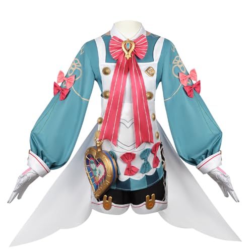 Taoyuany Sigewinne/Freminet Cosplay Kostüm Set Cosplay Perücke, Anime Kostüm Cosplay Uniform Outfit Für Karneval Ostern von Taoyuany