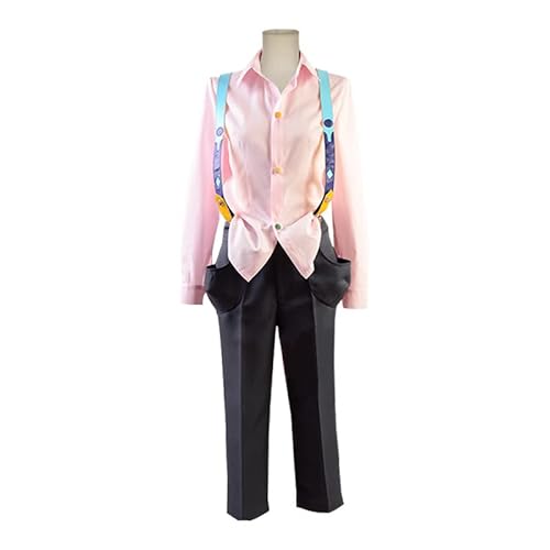 Taoyuany Tokyo Ghoul Cosplay Suzuya Juzo Hemd Mit Hose, Anime Kostüm Tokyo Ghoul Juuzou Suzuya Cosplay Uniform von Taoyuany