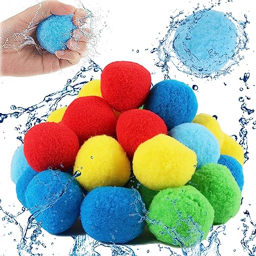Taozoey 30 Stück Wasserbomben Wiederverwendbare, Baumwoll Wasserbomben, Reusable Water Balloon, Wasserball, Wasserspielzeug Kinder, Outdoor Spielzeug Taozoey 30 Stück Wasserbomben Wiederverwendbare, Baumwoll Wasserbomben, Reusable Water Balloon, Wasserball, Wasserspielzeug Kinder, Outdoor Spielzeug von Taozoey