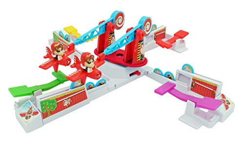 Drunken Louie Doppeldecker Erweiterung für Looping Louie Spielarm mit 2 Flugzeugen Tuning Edition 2022 (Rot, Erweiterungsset montiert) von Drunken Louie