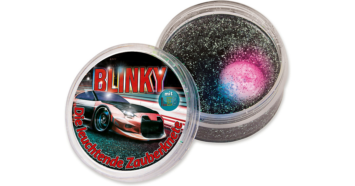 Zauberknete Blinky Autos schwarz von TapirElla