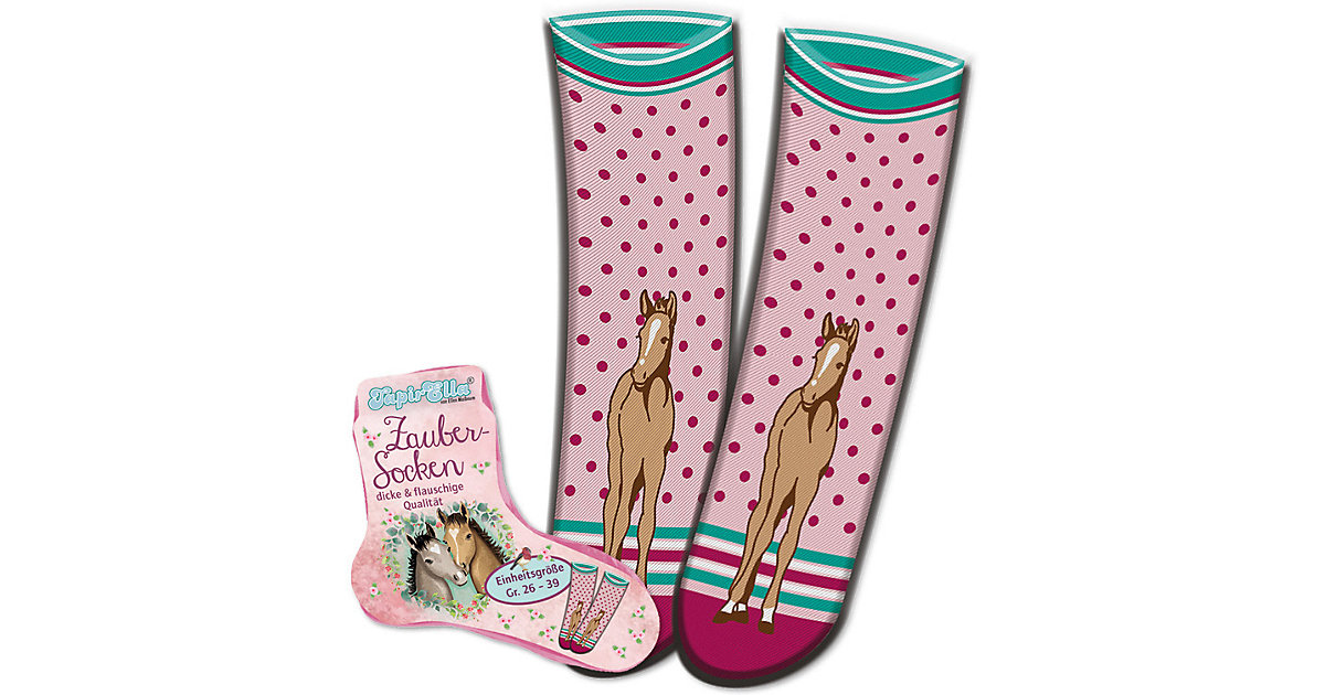 Zaubersocken Pferde rosa Zaubersocken Pferde rosa von TapirElla