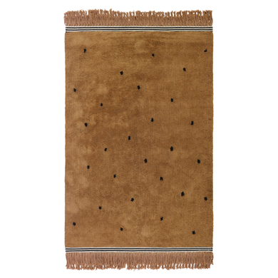 Tapis Petit Kinderteppich Semmie dots brown 170 x 120 cm von Tapis Petit