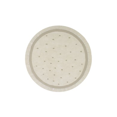 Tapis Petit Puck Dots beige ⌀130 cm von Tapis Petit