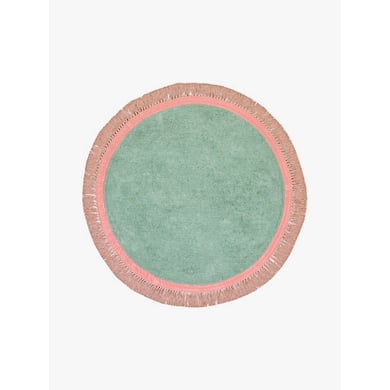 Tapis Petit Teppich Bubblegum grün rosa ⌀130 cm von Tapis Petit