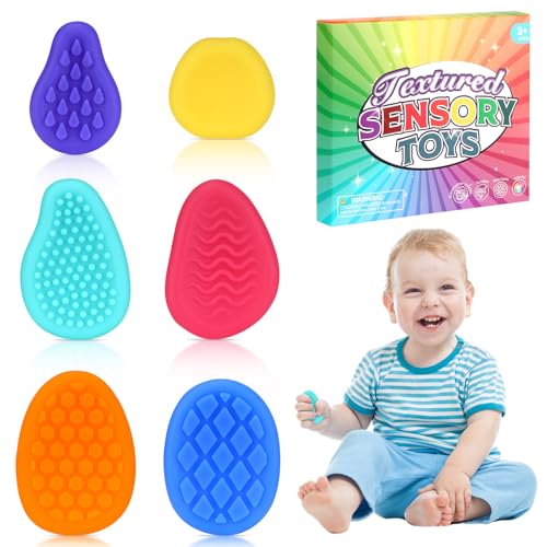 Tapvai Fidget Toys Sensory Stones 6 Stück Sensory Toys, Stimming Toys Autism, Fidget Toy Anti Stress Sensorik Spielzeug, Autismus Spielzeug für Zuhause, Arbeitsbereich, Park, Schule und Draußen Tapvai Fidget Toys Sensory Stones 6 Stück Sensory Toys, Stimming Toys Autism, Fidget Toy Anti Stress Sensorik Spielzeug, Autismus Spielzeug für Zuhause, Arbeitsbereich, Park, Schule und Draußen von Tapvai