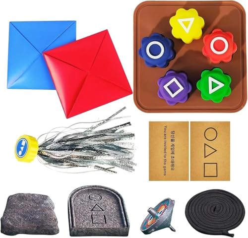 Gonggi Korean Game,Gongi Spiel,Squid2 Set 5 Verschiedene Spiele,Traditional Korean Games,Jebi chagi, Gong-gi, Biseokchigi, Paeng-y, DDAKJI, Family Travel Games Gonggi Korean Game,Gongi Spiel,Squid2 Set 5 Verschiedene Spiele,Traditional Korean Games,Jebi chagi, Gong-gi, Biseokchigi, Paeng-y, DDAKJI, Family Travel Games von Tarange