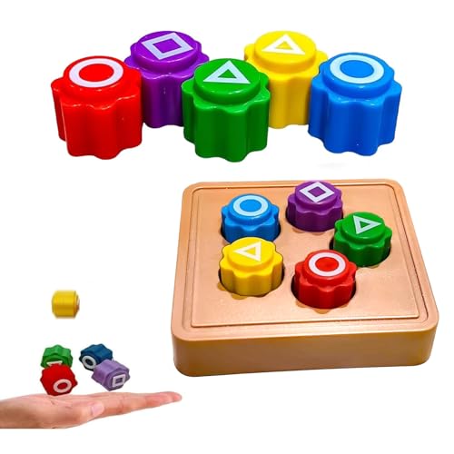 Tarange Gonggi Korean Game,Squid2 Würfel Game, Gonggi Spiel,Gonggi Stones,Gonggi Jack Stein-Kieselstein-Set,für Alle Altersgruppen Hand-Auge Koordinationstrainingsspielzeug (Quadrat) von Tarange