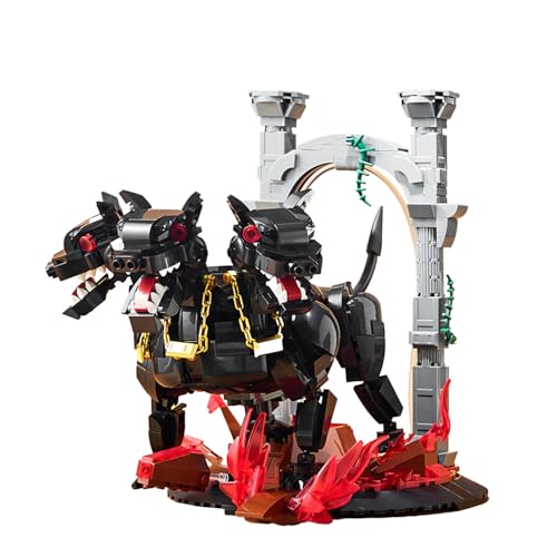 Tarcury Hellhound Baukit, Konstruktionsspielzeug, 820 Teile Mit Licht, Mythische Kreaturen, Ab 8 Jahren, STEM Bildungs Spaß Für Jungen und Mädchen von Tarcury