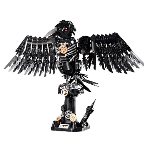Tarcury Mechanische Fledermaus Bausteine Set, 839 Teile STEM Pädagogischer Baukasten, Roboter-Fledermaus Konstruktionsspielzeug für Kinder ab 8 Jahren von Tarcury
