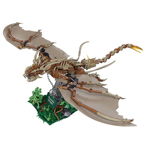 Tarcury Mountain Dragon Baukasten, 886 Teile Drachen Modell Bauspielzeug Set ab 8 Jahren, Kreative Konstruktionsblöcke Sammlerausgabe Heim Dekoration Display Tarcury Mountain Dragon Baukasten, 886 Teile Drachen Modell Bauspielzeug Set ab 8 Jahren, Kreative Konstruktionsblöcke Sammlerausgabe Heim Dekoration Display von Tarcury