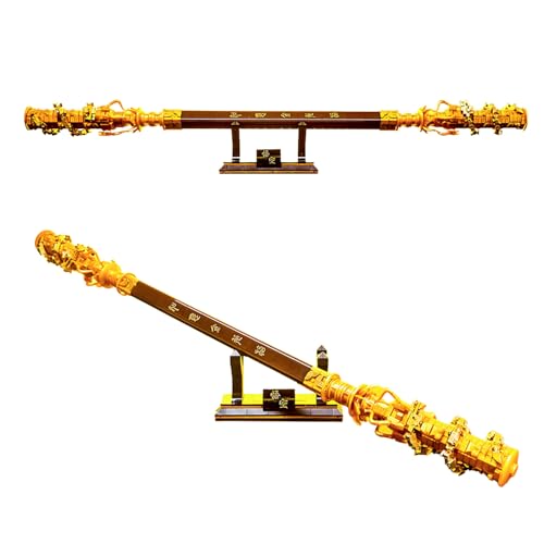 Tarcury RUYI Goldener Cudgel Baustein-Set, 1008 Teile Konstruktionsspielzeug mit Stabhalter, 98,3 cm Affenkönig Cosplay Sammlung Baukasten von Tarcury