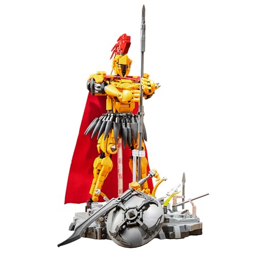 Tarcury Spartan Warriors Bauset, Mythische Kreaturen Sammler-Bauspielzeug mit Schild Speer und Dolch, 878 Teile Pädagogische Konstruktionsblöcke, Kinder ab 8 Jahren Tarcury Spartan Warriors Bauset, Mythische Kreaturen Sammler-Bauspielzeug mit Schild Speer und Dolch, 878 Teile Pädagogische Konstruktionsblöcke, Kinder ab 8 Jahren von Tarcury