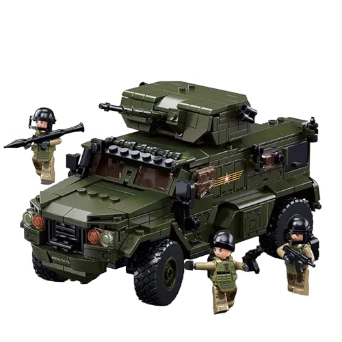 Tarcury Typhoon-VDVS Gepanzertes Auto Bausatz - Militärisches Armee Set mit 4 Spielzeugsoldaten - 519 PCS Modell für Kinder und Erwachsene Tarcury Typhoon-VDVS Gepanzertes Auto Bausatz - Militärisches Armee Set mit 4 Spielzeugsoldaten - 519 PCS Modell für Kinder und Erwachsene von Tarcury