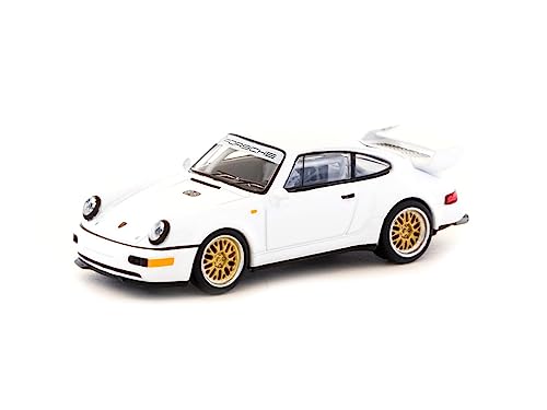 Schuco & Tarmac Works T64S-003-WH 911 RSR 3.8 Collab64 Serie 1/64 Druckguss-Modellauto von Tarmac Works