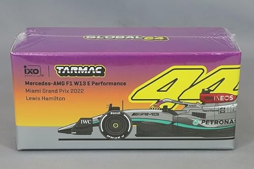 Tarmac Works 1/64 Mercedes AMG F1 W13 E Performance 2022 Miami GP #44 Modellauto Tarmac Works 1/64 Mercedes AMG F1 W13 E Performance 2022 Miami GP #44 Modellauto von Tarmac Works