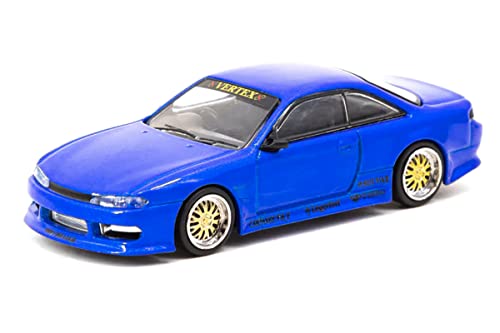 Tarmac T64G-018-BL Vertex Nissan Silvia S14 blau metallic Maßstab 1:64 Modellauto Tarmac T64G-018-BL Vertex Nissan Silvia S14 blau metallic Maßstab 1:64 Modellauto von Tarmac Works