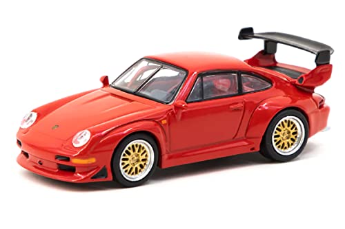 Tarmac T64S-004-RD Porsche 911 (993) GT2 rot Maßstab 1:64 Modellauto von Tarmac Works