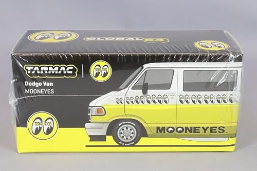 Tarmac Works T64G-TL032-ME Dodge Van Weiß & Gelb mit Grafik Mooneyes Global64 Serie 1-64 Druckguss-Modell Tarmac Works T64G-TL032-ME Dodge Van Weiß & Gelb mit Grafik Mooneyes Global64 Serie 1-64 Druckguss-Modell von Tarmac Works