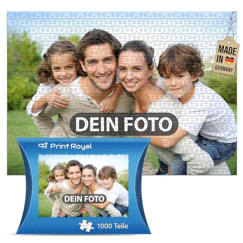 Foto-Puzzle 24-2000 Teile/inkl. Verpackung/mit eigenem Bild Bedrucken Lassen - 1000 Teile, Kartonverpackung von Tassendruck