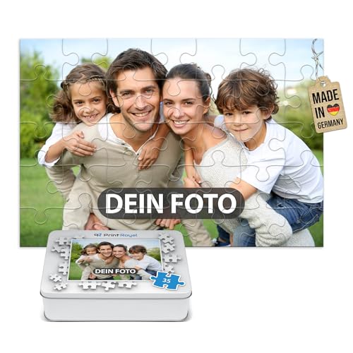 Foto-Puzzle 24-2000 Teile/inkl. Verpackung/mit eigenem Bild Bedrucken Lassen - 35 Teile, Metalldose Foto-Puzzle 24-2000 Teile/inkl. Verpackung/mit eigenem Bild Bedrucken Lassen - 35 Teile, Metalldose von Tassendruck