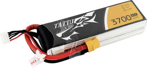Tattu Modellbau-Akkupack (LiPo) 14.8V 3700 mAh Zellen-Zahl: 4 45 C Softcase XT60 von Tattu