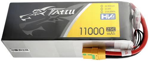 Tattu Modellbau-Akkupack (LiPo) 22.8V 11000 mAh Zellen-Zahl: 6 25 C Softcase XT90-S von Tattu