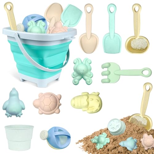 12pcs Sandspielzeu Set,Sandspielzeug Kinder, Sandkasten Spielzeug,sandspielzeug Eimer,silikon sandspielzeug,mit Faltbarer Eimer, Schaufel, Sandharke, Sandförmchen, Für Kinder Jungen Mädchen (Blau) 12pcs Sandspielzeu Set,Sandspielzeug Kinder, Sandkasten Spielzeug,sandspielzeug Eimer,silikon sandspielzeug,mit Faltbarer Eimer, Schaufel, Sandharke, Sandförmchen, Für Kinder Jungen Mädchen (Blau) von Taufe
