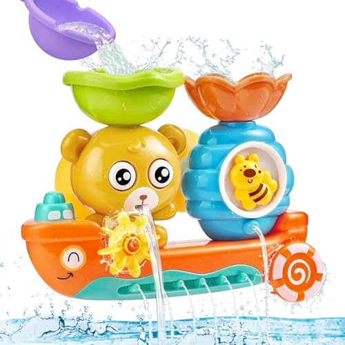 Badewannenspielzeug ab 1 2 3 4 Jahr,Badespielzeug baby ab 1 jahr,Bär und Bee,Wasserspielzeug Kinder,Badewannen Spielzeug Kinder,Wasserspielzeug Baby Spielzeug Geschenk,für Jungen Mädchen ab 1 2 3 Jahr Badewannenspielzeug ab 1 2 3 4 Jahr,Badespielzeug baby ab 1 jahr,Bär und Bee,Wasserspielzeug Kinder,Badewannen Spielzeug Kinder,Wasserspielzeug Baby Spielzeug Geschenk,für Jungen Mädchen ab 1 2 3 Jahr von Taufe