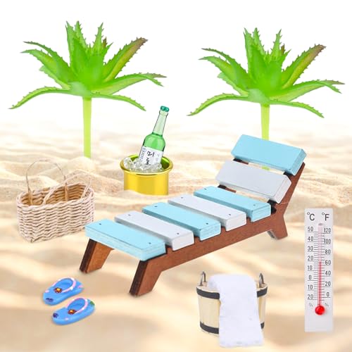 Strand-Mikrolandschaft,12 Stückstrand deko Miniatur Set Mini-Stranddekorationen deko Strand und Meer mini liegestuhl deko klein für DIY Fee Garten Puppenhausdekoration Geburtstagsgeschenk Strand-Mikrolandschaft,12 Stückstrand deko Miniatur Set Mini-Stranddekorationen deko Strand und Meer mini liegestuhl deko klein für DIY Fee Garten Puppenhausdekoration Geburtstagsgeschenk von Taufe