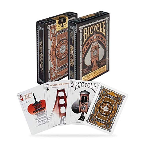 Kartenspiele Bicycle Architectural Wonders von Tavoloverde