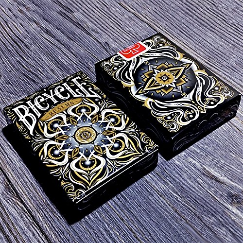 Tavoloverde Kartenspiele Bicycle - Realms Black Deck von Tavoloverde