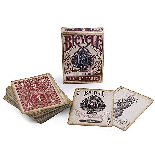 Tavoloverde Playing Cards Bicycle - 1900 - Red von Tavoloverde